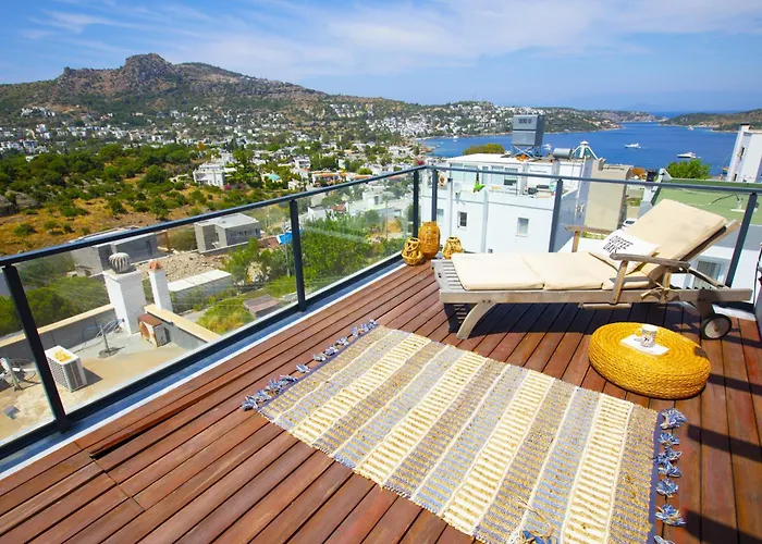 Bodrum Turkbuku Luxury Seaview Dublex Wpool & Terrace Villa